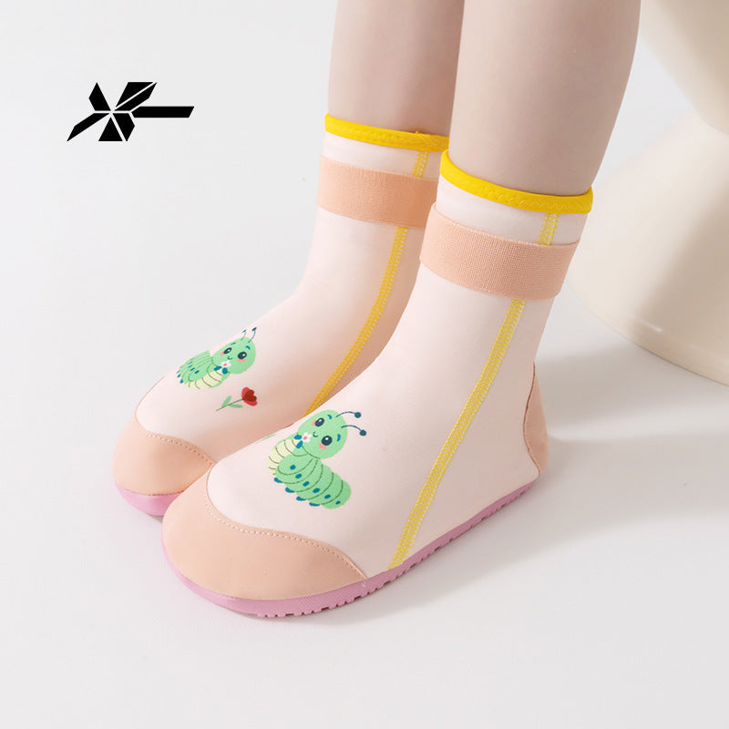 Quick-Dry Cartoon Sock Shoes for Kids Beach Hiking Swim Pool Foot Protection