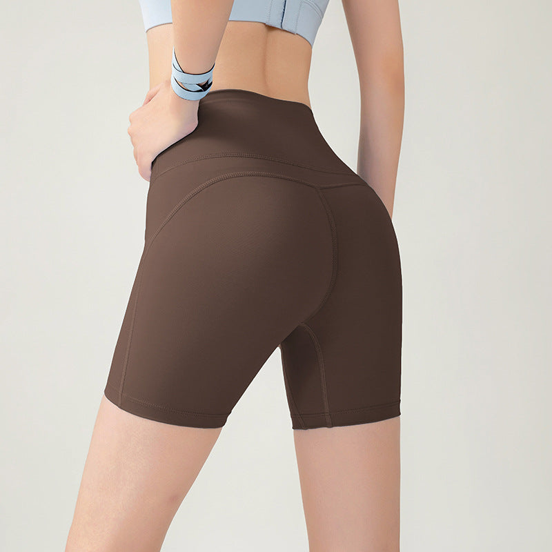 High Waist Yoga Capris - Butt Lifter Seamless Quick Dry Gym Shorts