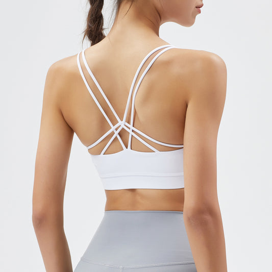 High Support Cross Back Sports Bra for High Intensity Workouts