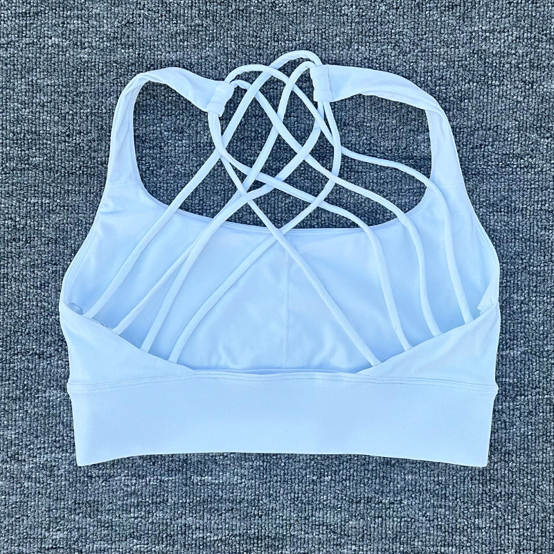 High Intensity Criss Cross Back Sports Bra, High Support