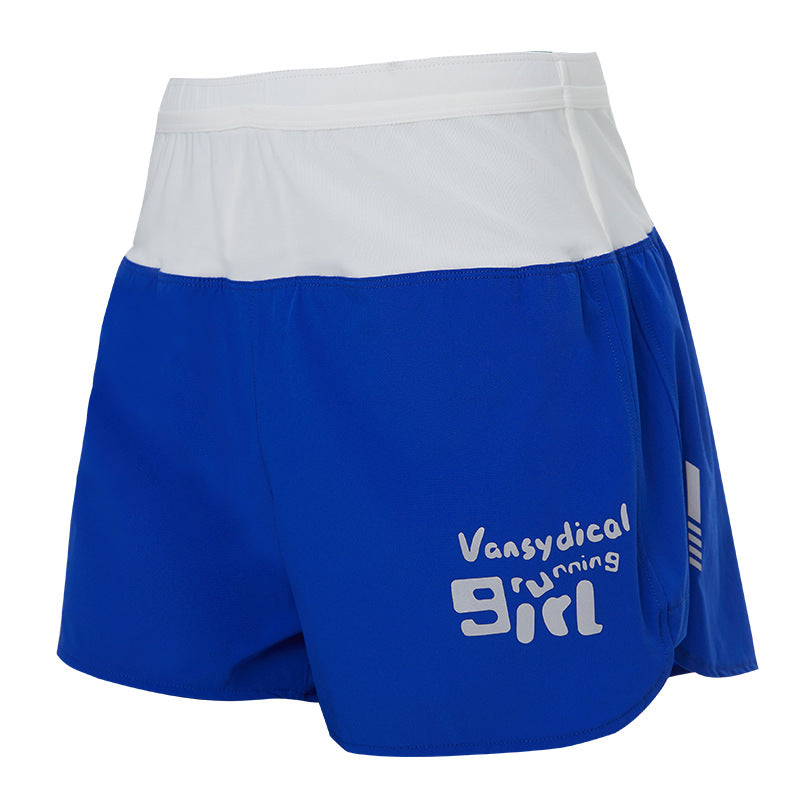 High-Waisted Running Shorts with Side Pockets for Women