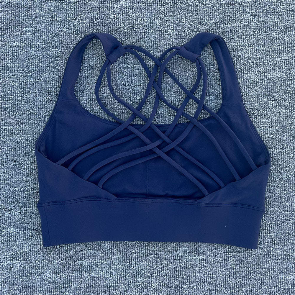 High Intensity Criss Cross Back Sports Bra, High Support