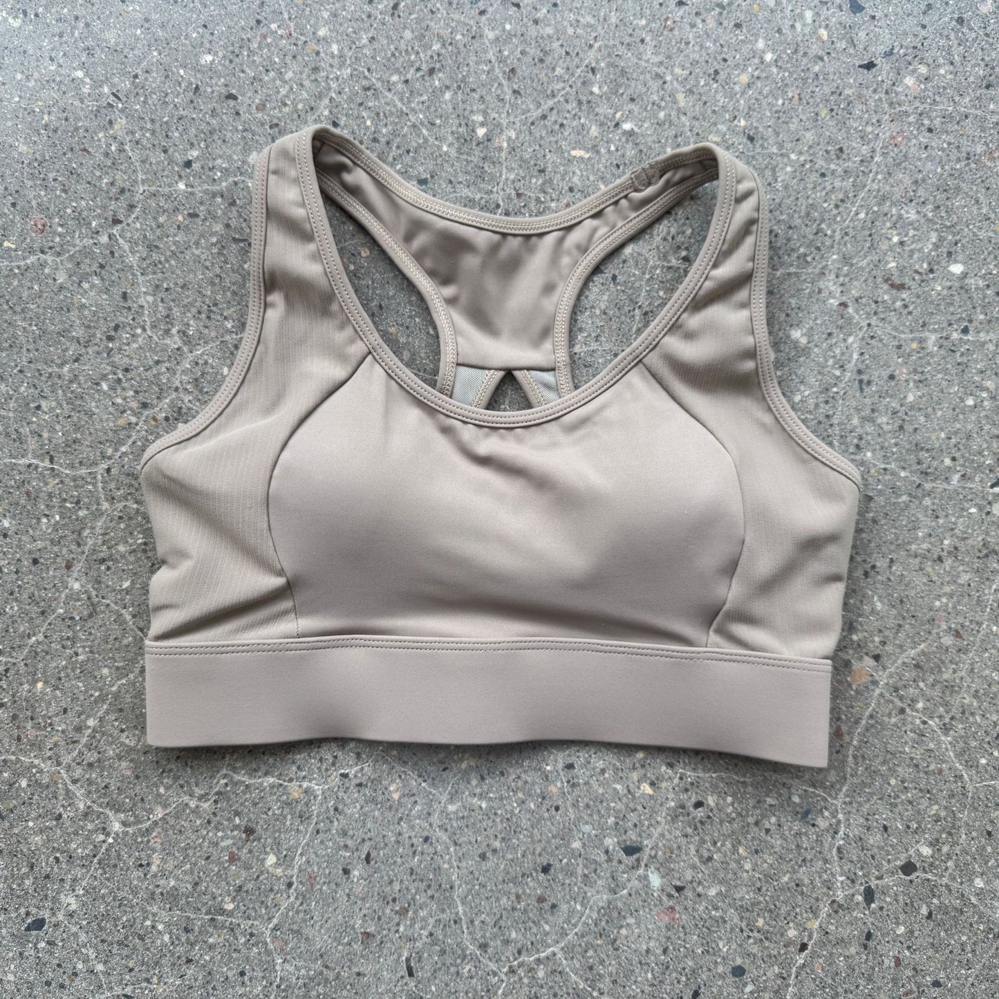 High Support Sports Bra with Adjustable Straps & Fixed Cups