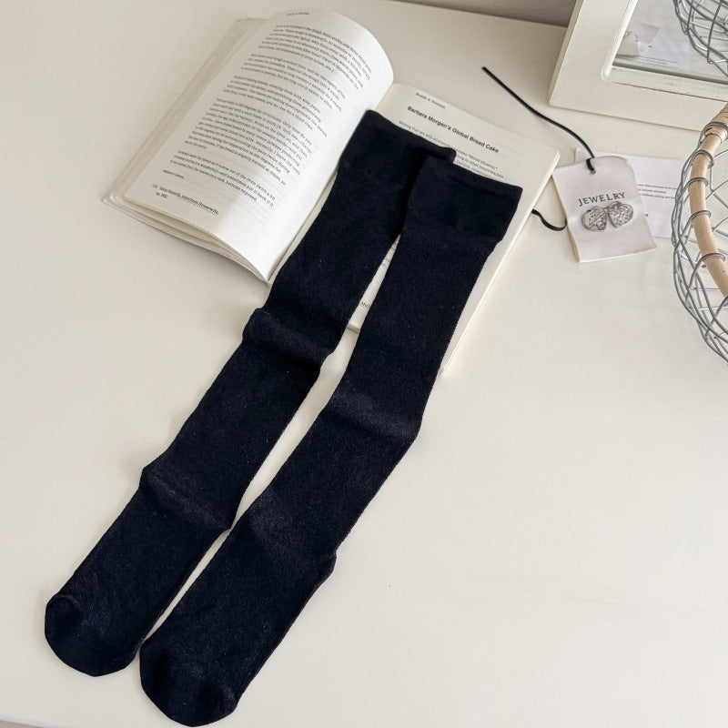 Women's Slouchy Knee High Socks Ballet Style Summer Thin Legwear