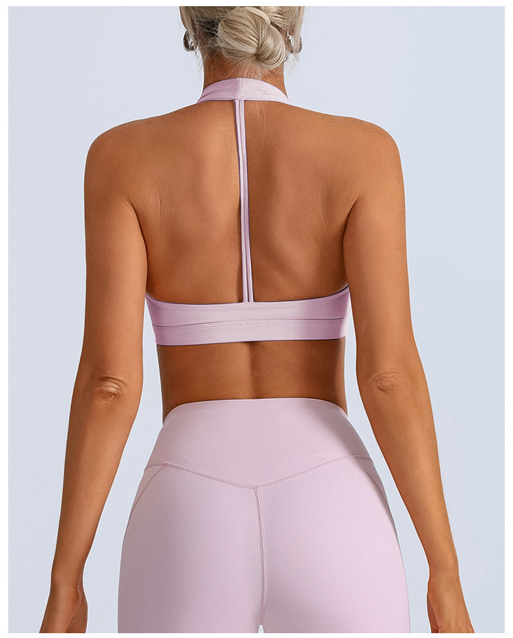 High Elastic Padded Sports Bra with Beautiful Back Straps
