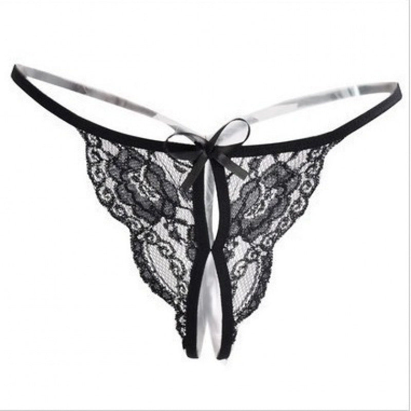 Transparent Fishnet Open Crotch Lingerie Set with Matching Stockings