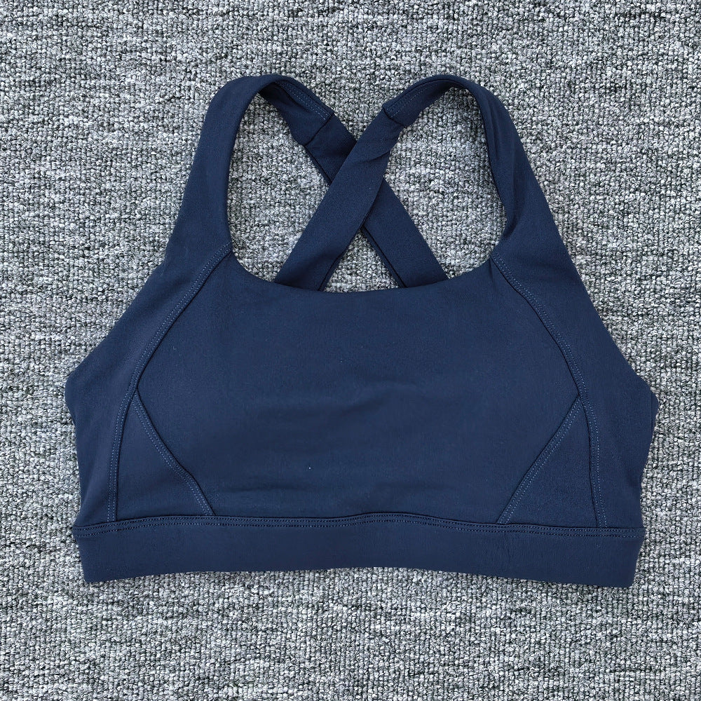 High Impact Cross Strap Sports Bra