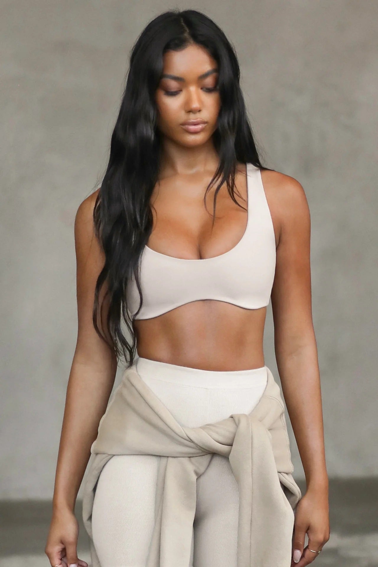 Bare Feel Double-Sided Brushed Yoga Sports Bra - Soft Supportive Fitness Top
