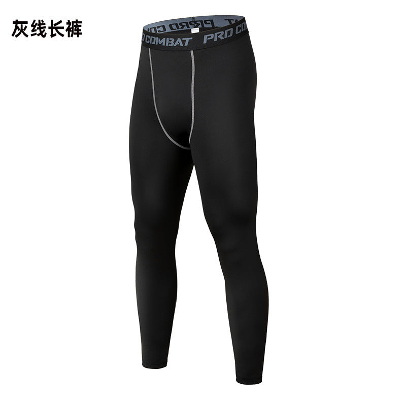 men's compression leggings - fast dry athletic tights for running yoga basketball