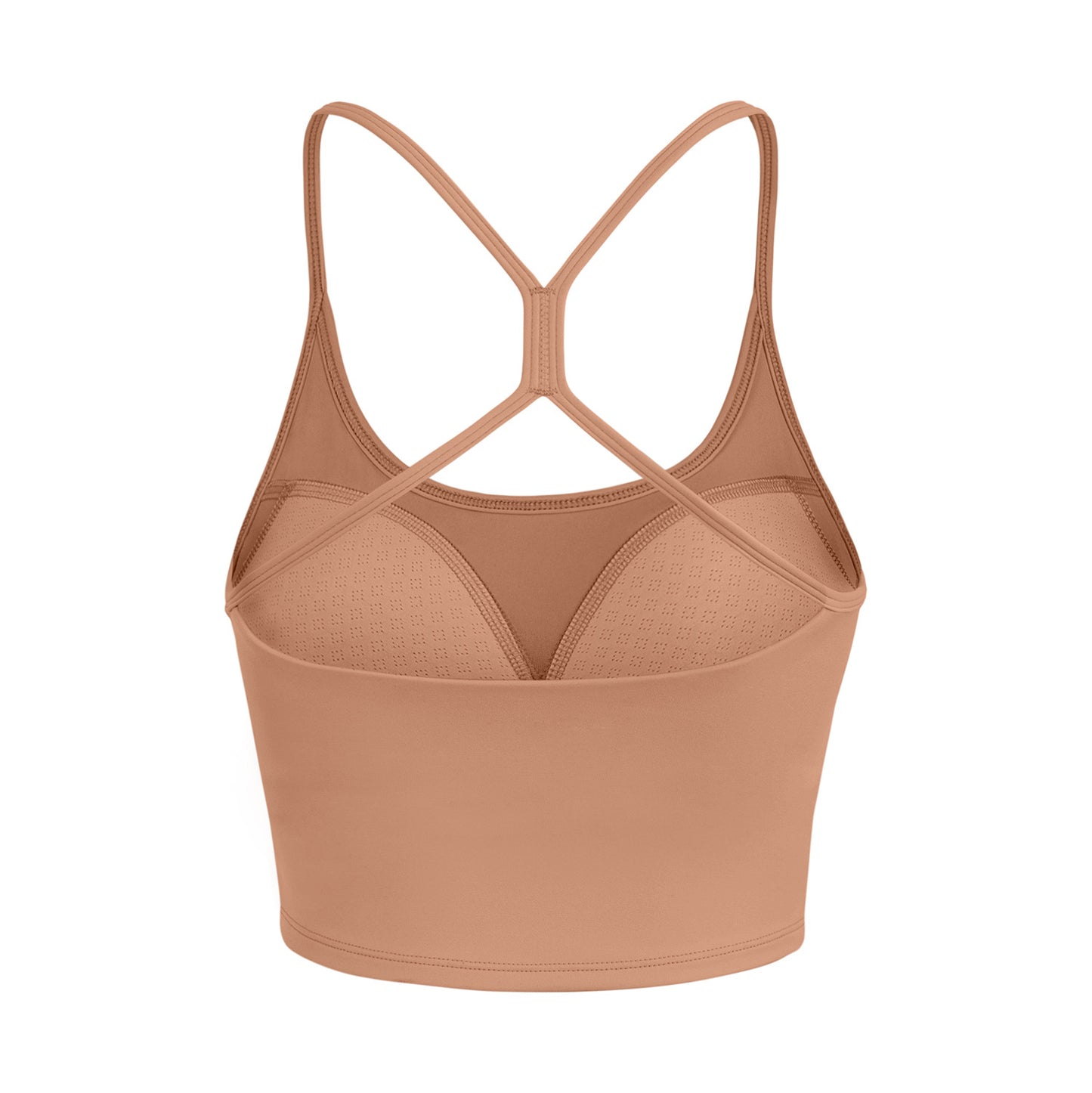 Crisscross Strappy Crop Sports Bra