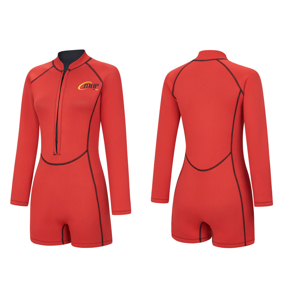 Womens 2.5mm Wetsuit Rash Guard Long Sleeve