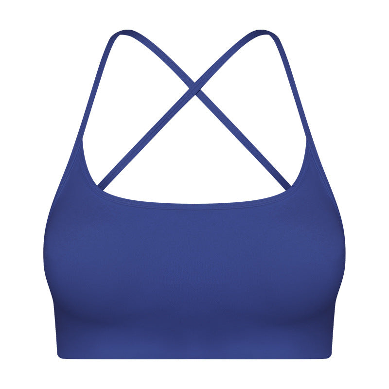 Criss-Cross Back Sports Bra for Women
