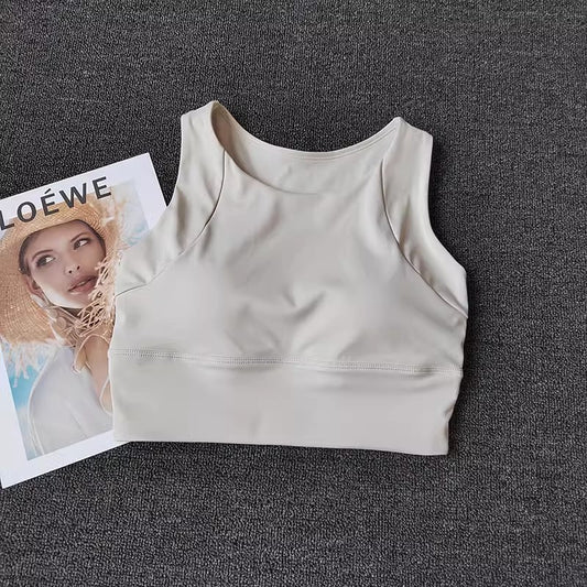 Supportive Seamless Sports Bra for Running and Yoga