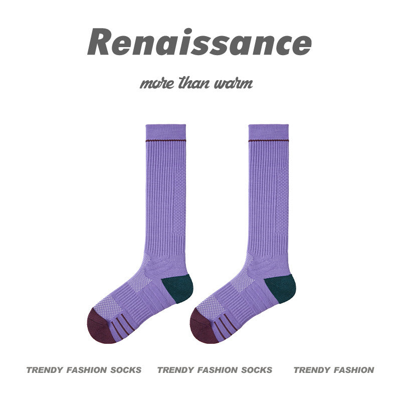 Women's Compression Knee High Socks for Running & Sports