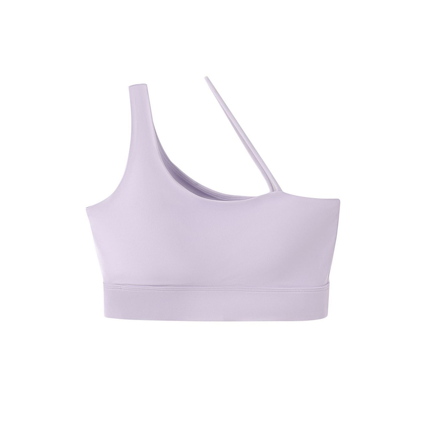 Asymmetrical Strap Sports Bra with Chest Pad - Yoga Essential