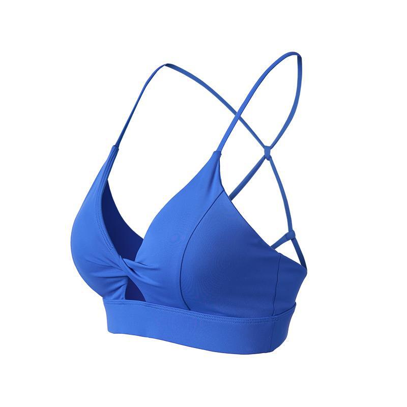 Thin Strap High Elastic Sports Bra for Yoga Fitness & Outdoor Activity