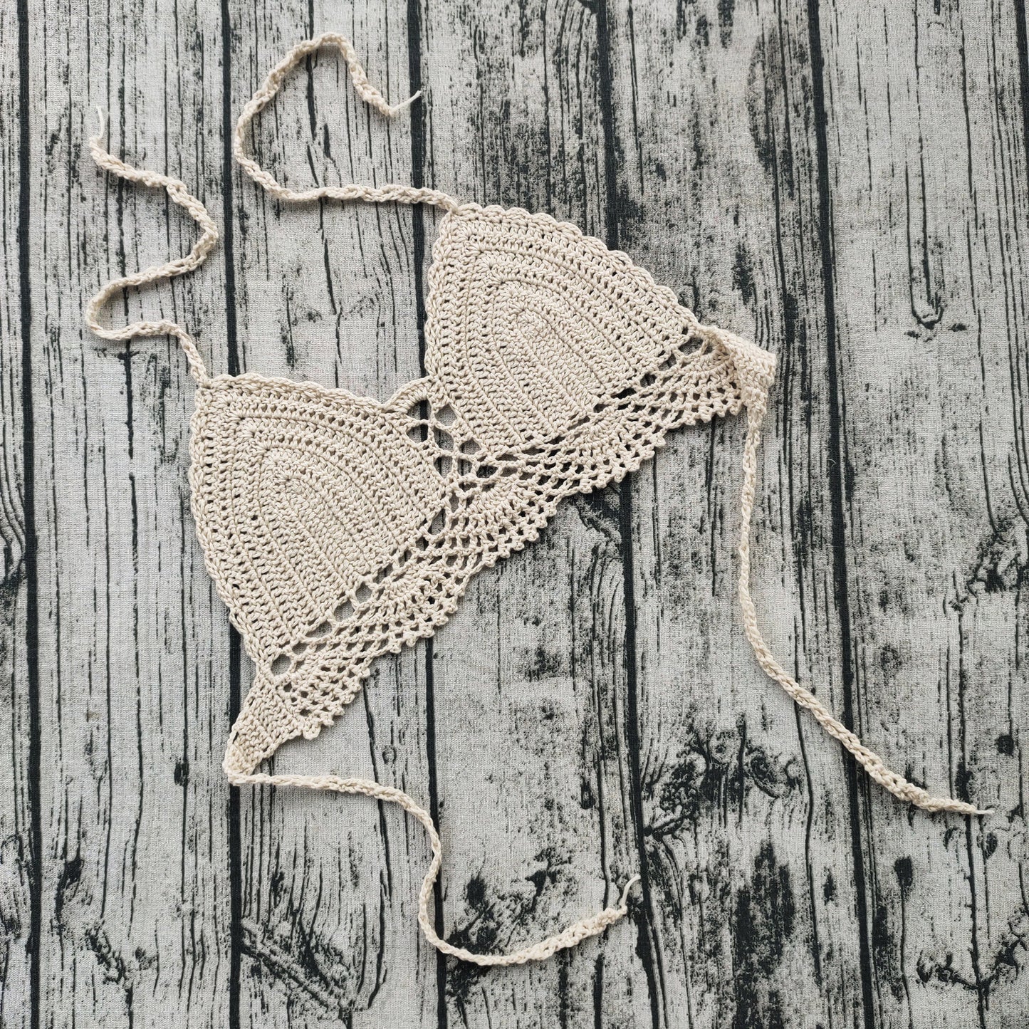 Handmade Crochet Lace Push-Up Bra