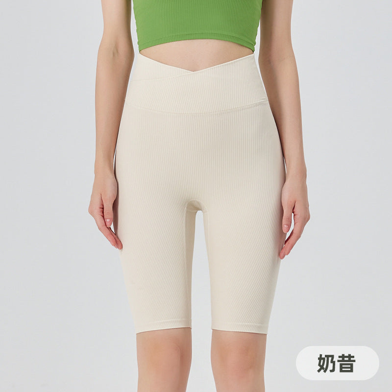 Bare Feel High Waist Yoga Shorts