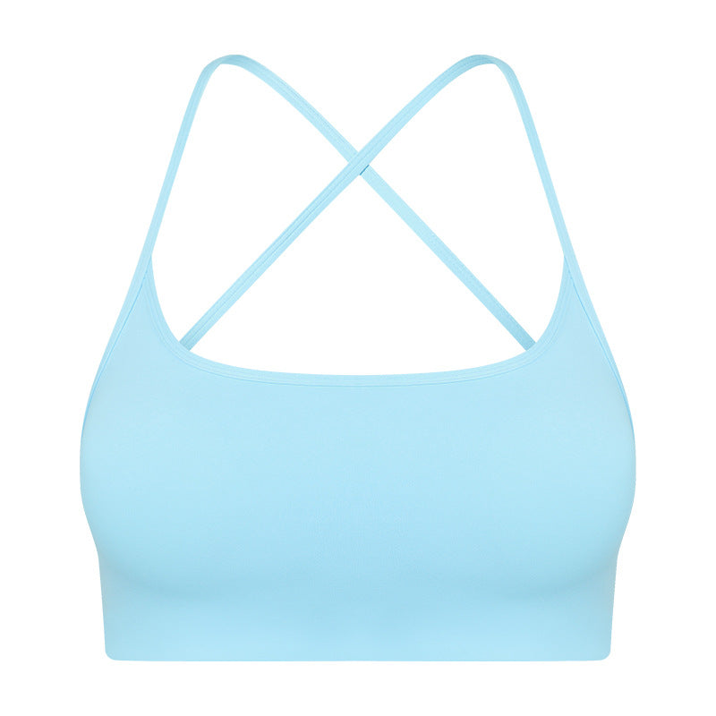 Criss-Cross Back Sports Bra for Women