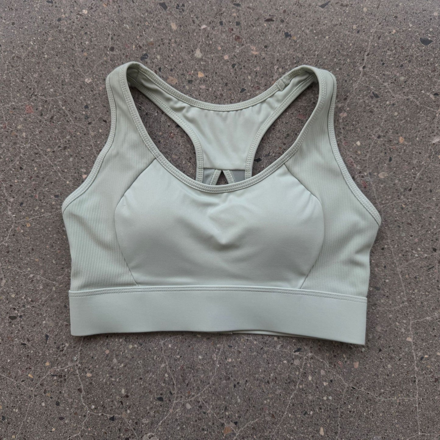 High Support Sports Bra with Adjustable Straps & Fixed Cups