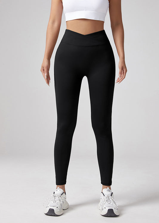 V-Waist Yoga Leggings Women Peach Butt Lift High-Waist Training Pants