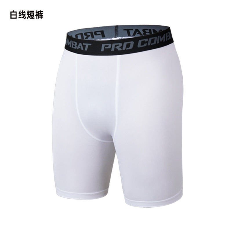 Matte Black High-Waisted Compression Shorts - Quick Dry Athletic Fit