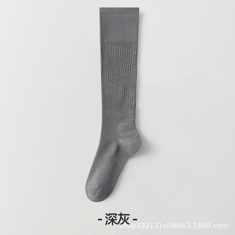 Breathable Mesh Calf Compression Socks for Women - Sporty Everyday Wear