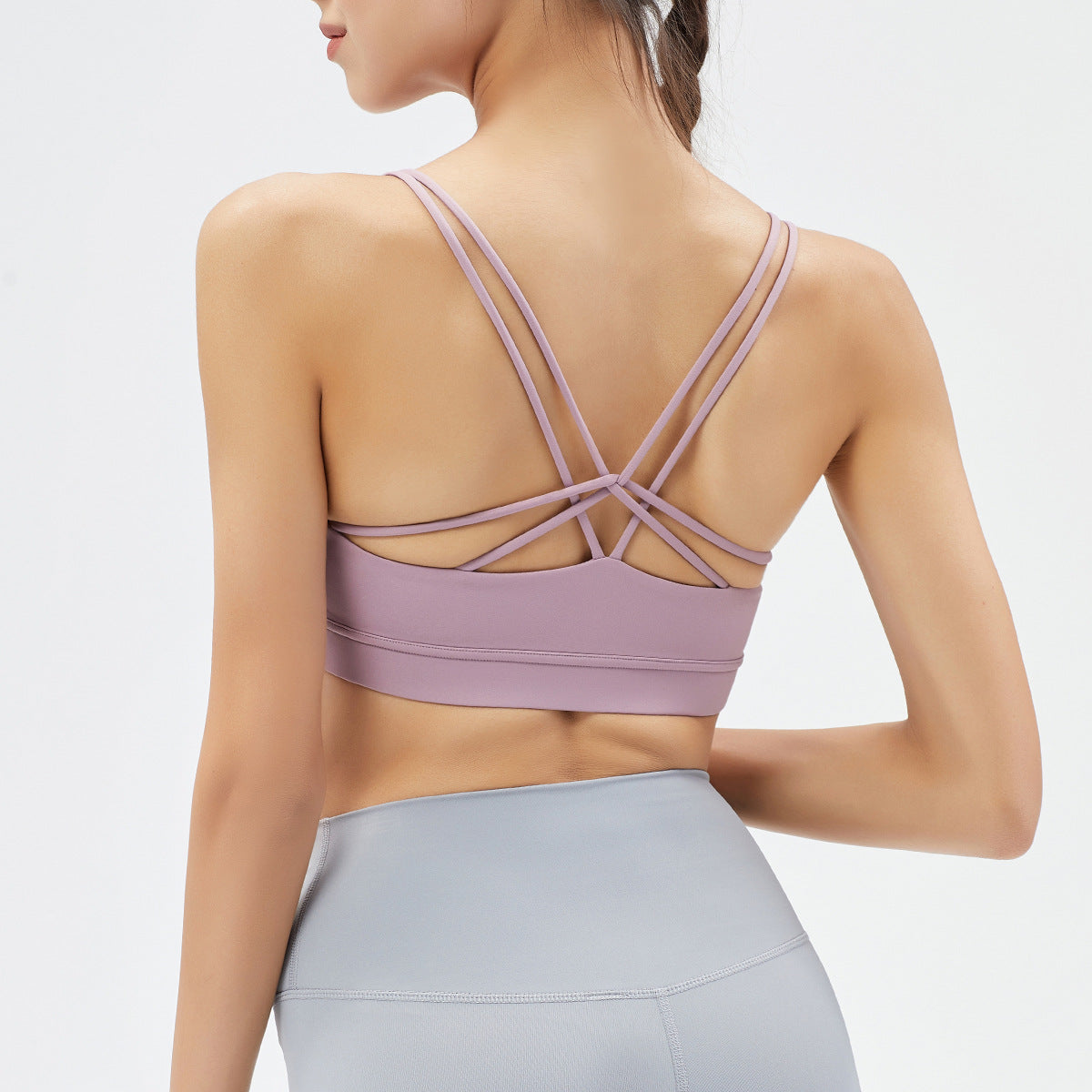 High Support Cross Back Sports Bra for High Intensity Workouts