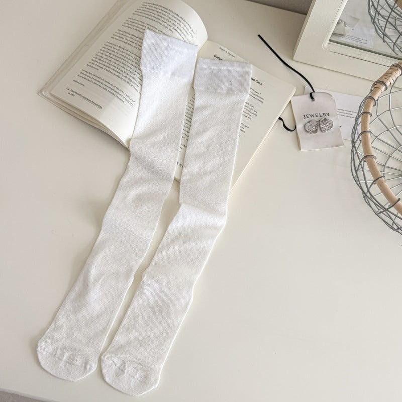 Women's Slouchy Knee High Socks Ballet Style Summer Thin Legwear