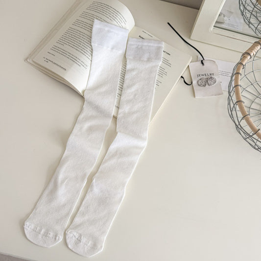 Women's Slouchy Knee High Socks Ballet Style Summer Thin Legwear