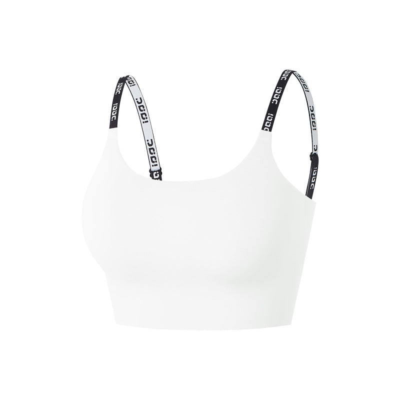 Seamless Invisible Yoga Sports Bra One-Piece Support