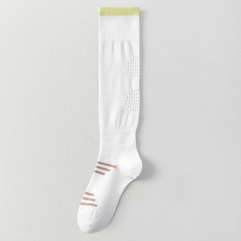 Breathable Mesh Calf Compression Socks for Women - Sporty Everyday Wear