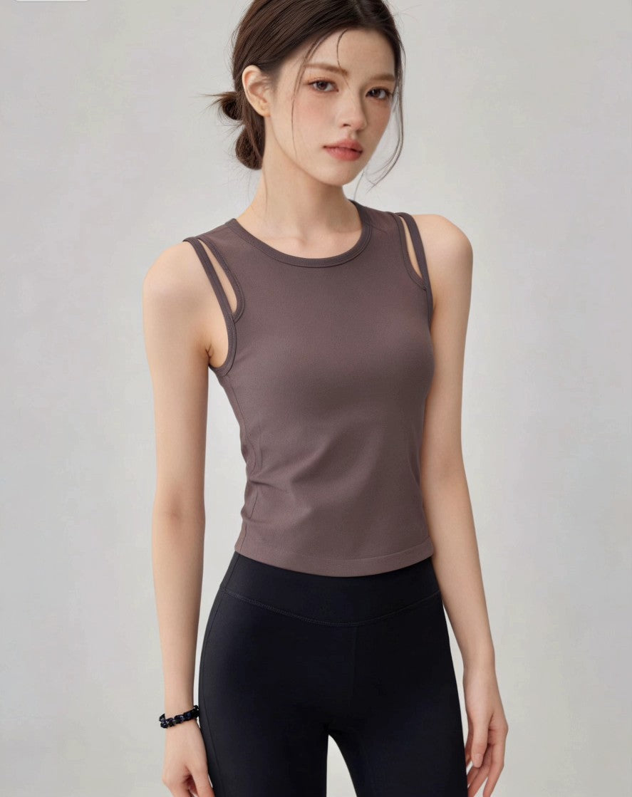Seamless Anti-Shock Sports Tank Top for Women
