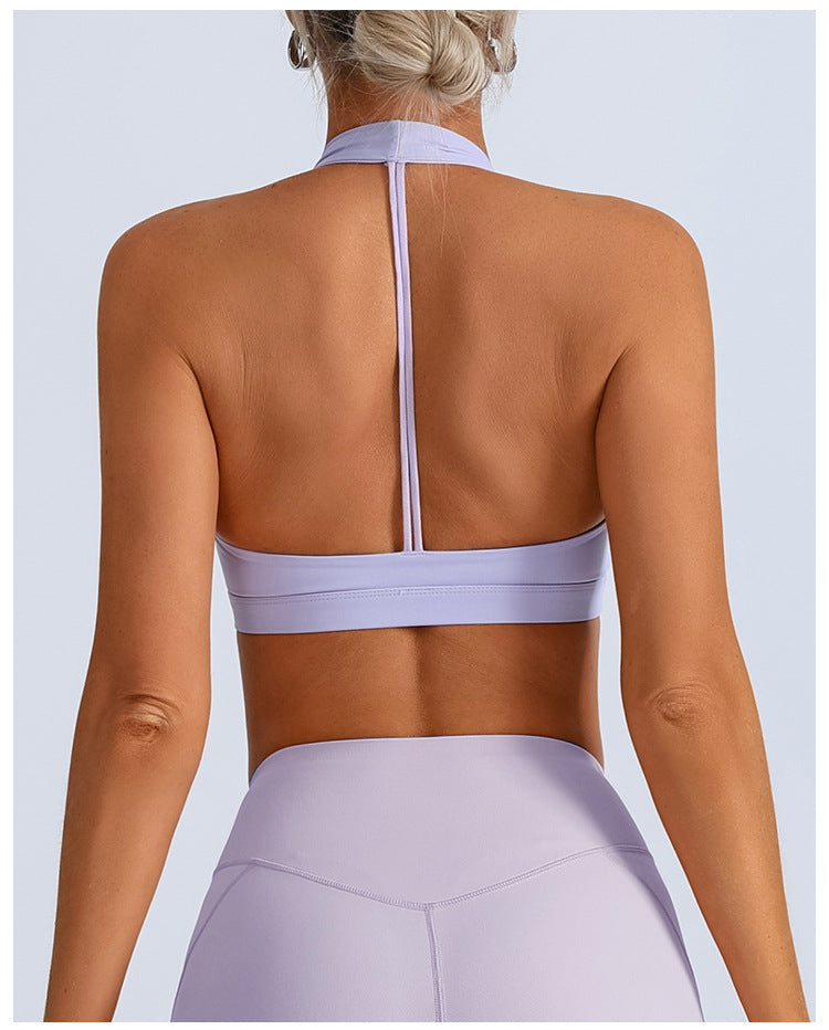 High Elastic Padded Sports Bra with Beautiful Back Straps