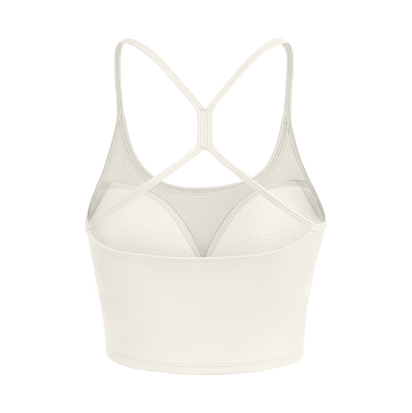 Crisscross Strappy Crop Sports Bra