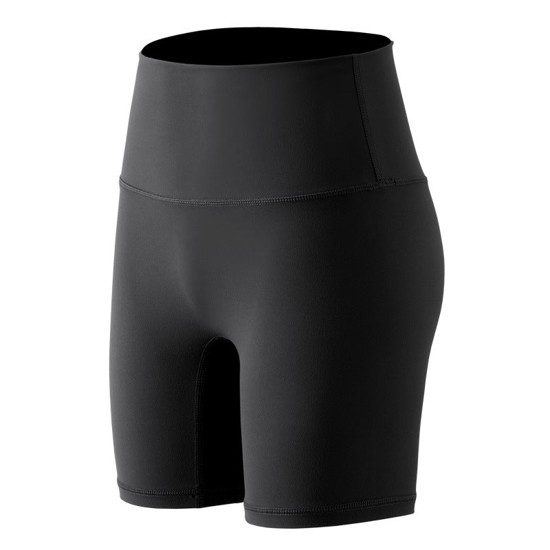 High-Waisted Peach-Booty Yoga Shorts for Fitness & Activewear