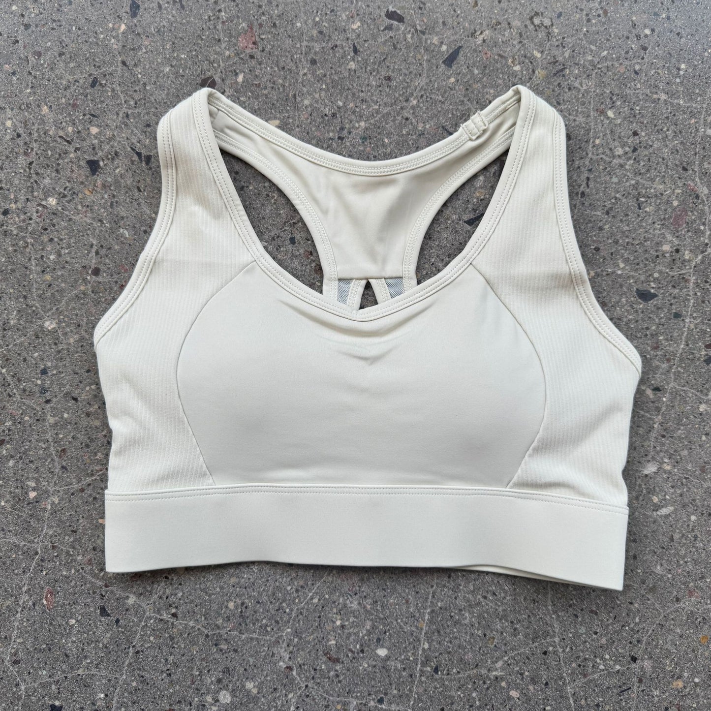 High Support Sports Bra with Adjustable Straps & Fixed Cups