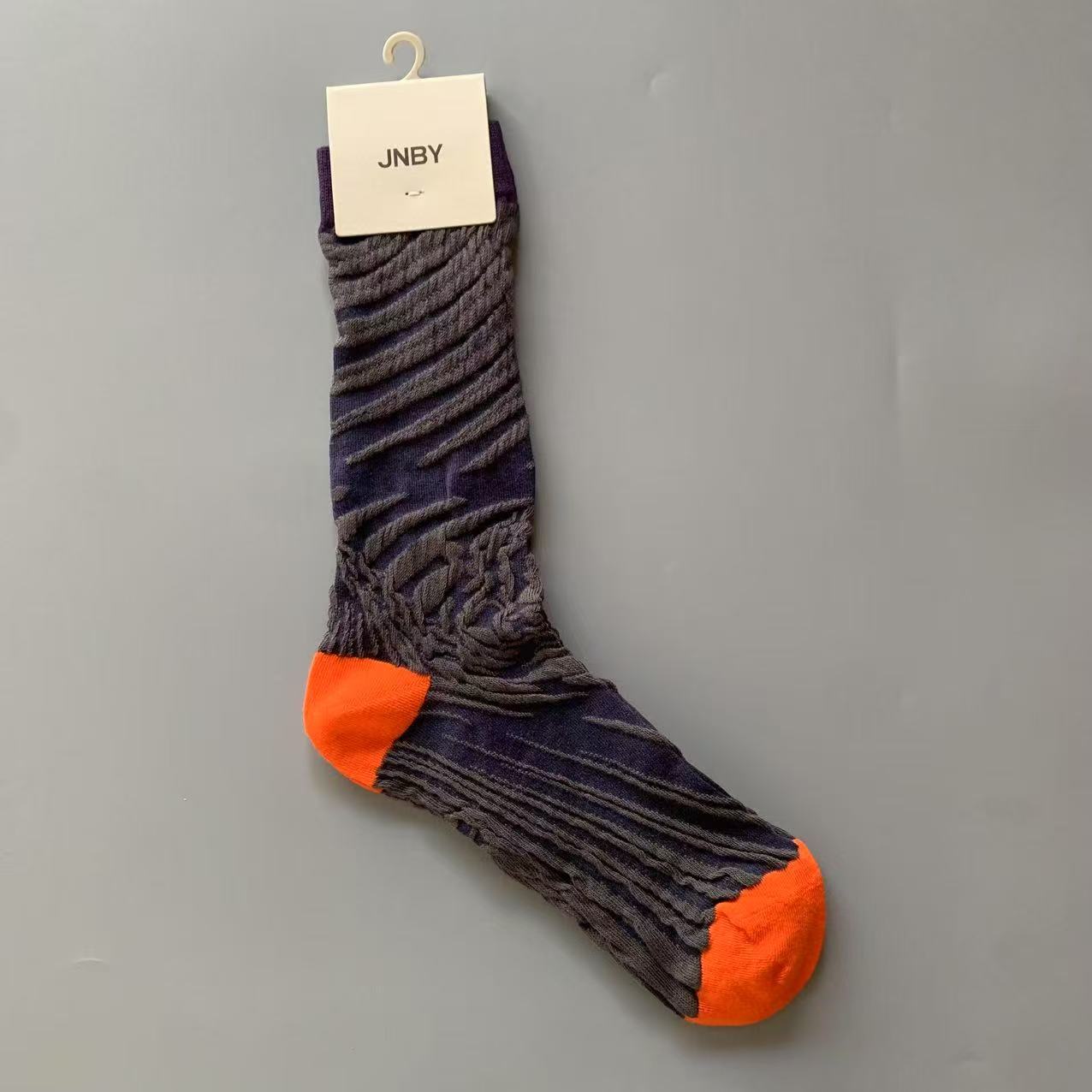 Vintage Jacquard Mid-Calf Socks for Women - Retro Patterned Crew Socks