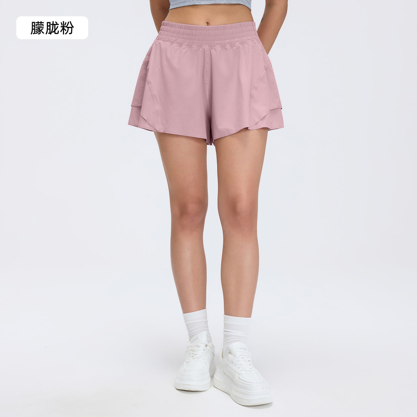 Summer Quick-Dry Workout Shorts Women Loose Breathable Yoga Fitness Pants