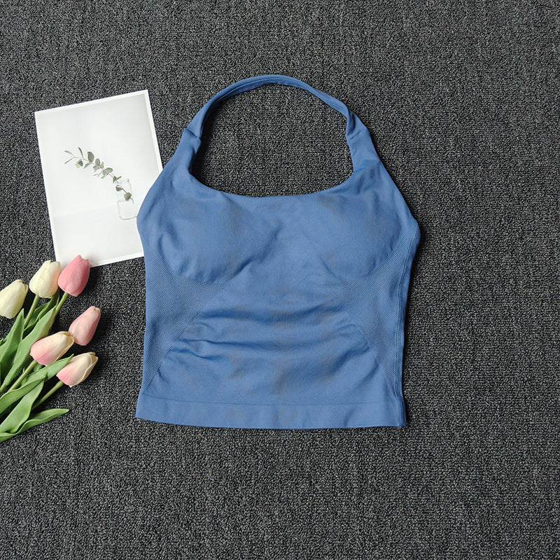 Seamless Yoga Vest | Premium Strappy Tank Top for Running & Fitness