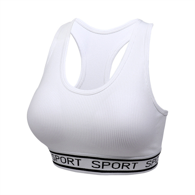 supportive racerback sports bra