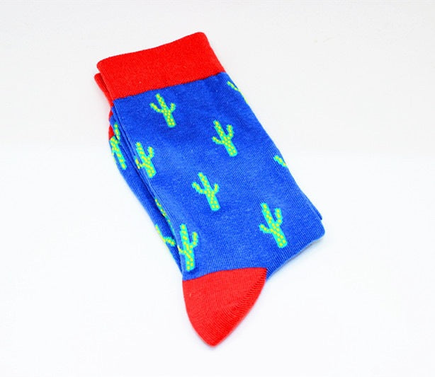 Fun Animal Print Crew Socks - Novelty Cotton Socks for Men & Women