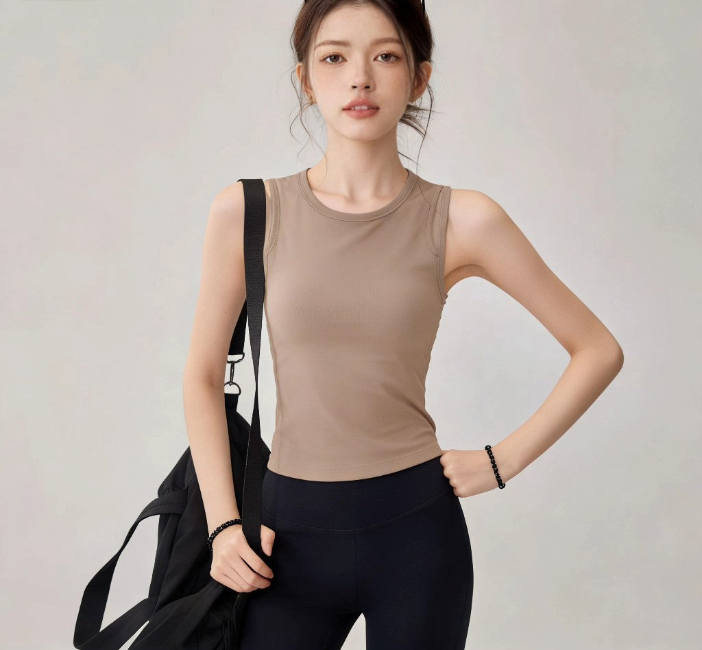Seamless Anti-Shock Sports Tank Top for Women
