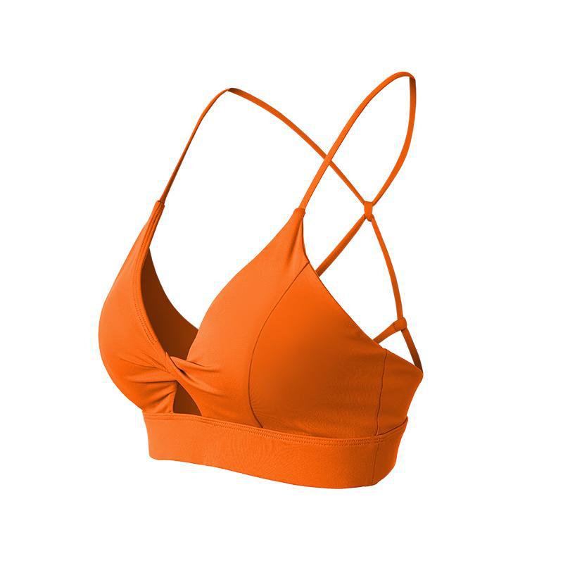 Thin Strap High Elastic Sports Bra for Yoga Fitness & Outdoor Activity