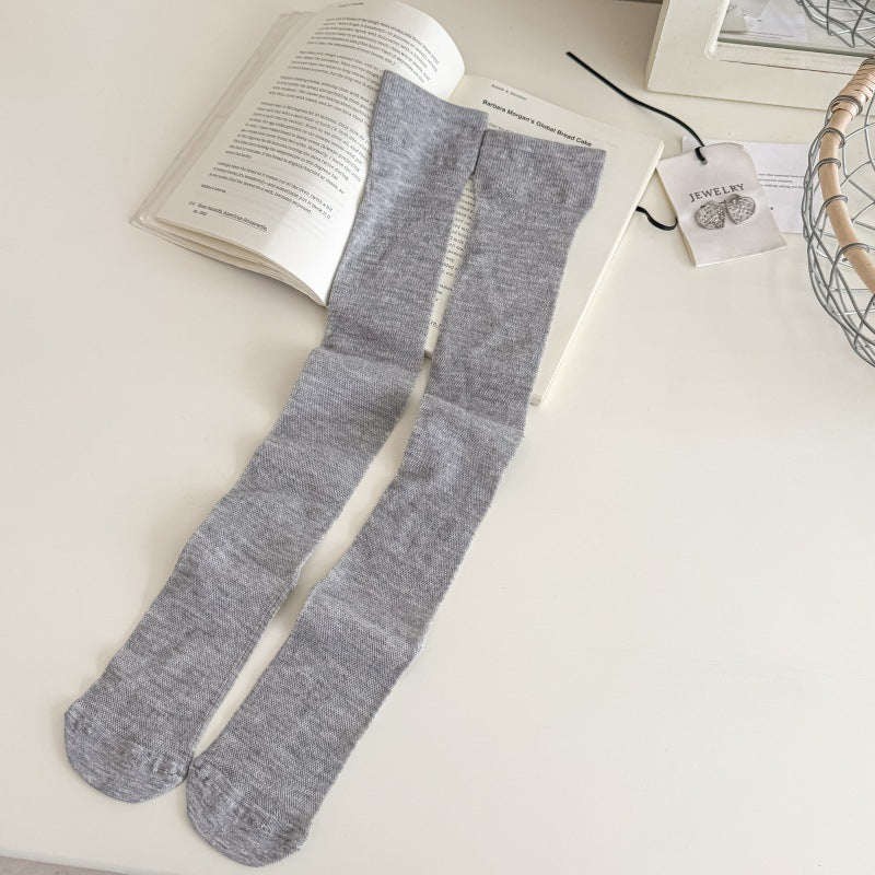 Women's Slouchy Knee High Socks Ballet Style Summer Thin Legwear