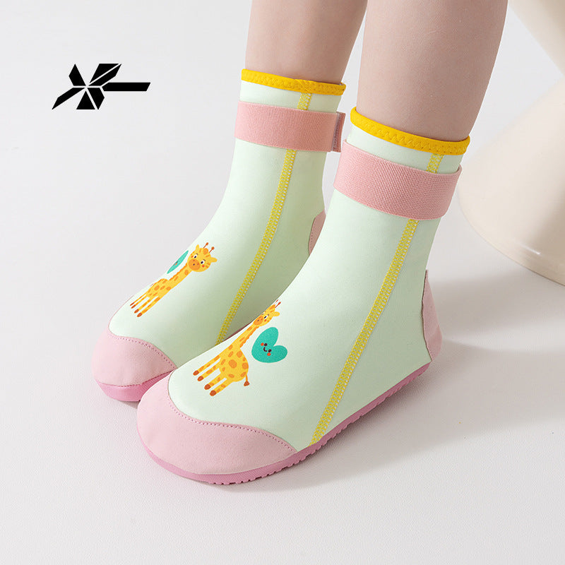 Quick-Dry Cartoon Sock Shoes for Kids Beach Hiking Swim Pool Foot Protection
