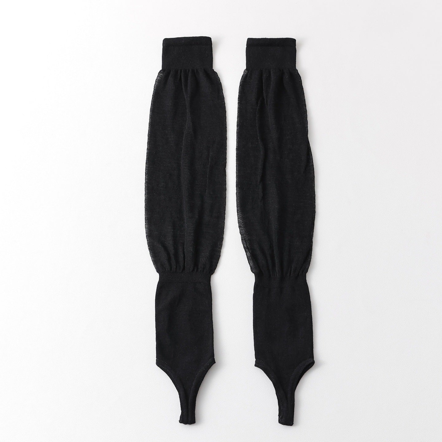 Stirrup Thigh High Leg Sleeves Women Summer Sheer Bamboo