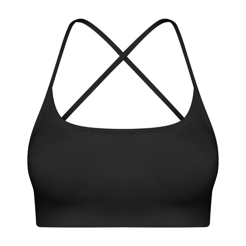 Criss-Cross Back Sports Bra for Women