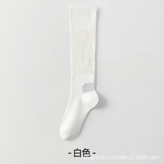 Breathable Mesh Calf Compression Socks for Women - Sporty Everyday Wear