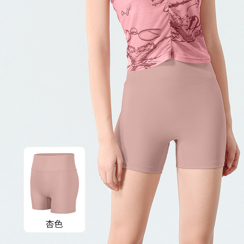 High-Waisted 3/4 Yoga Shorts Seamless Butt-Lifting Tummy Control Quick-Dry Workout Shorts